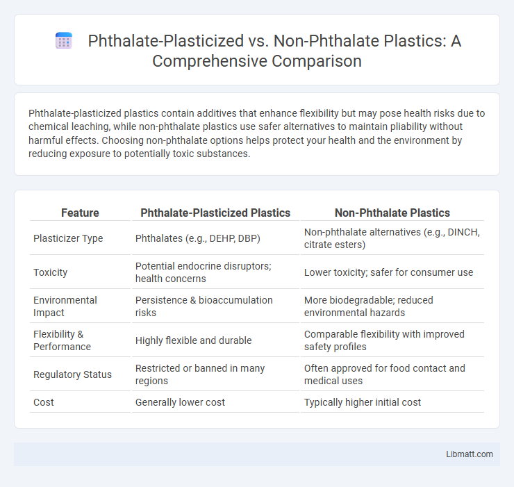 Phthalate-Plasticized vs. Non-Phthalate Plastics: A Comprehensive Comparison