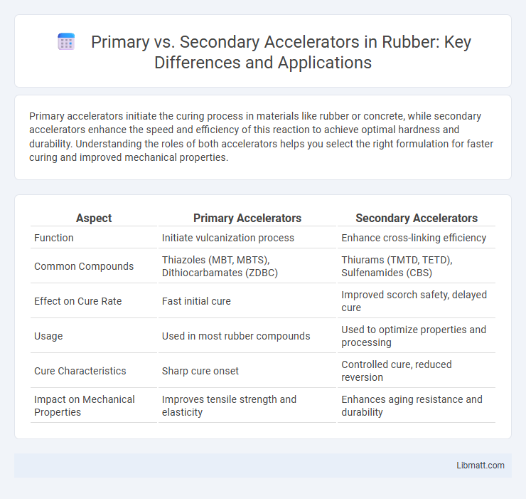 Primary vs. Secondary Accelerators in Rubber: Key Differences and Applications
