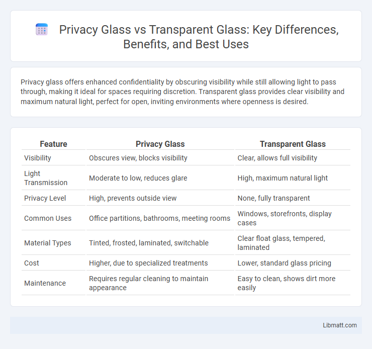 Privacy Glass vs Transparent Glass: Key Differences, Benefits, and Best Uses