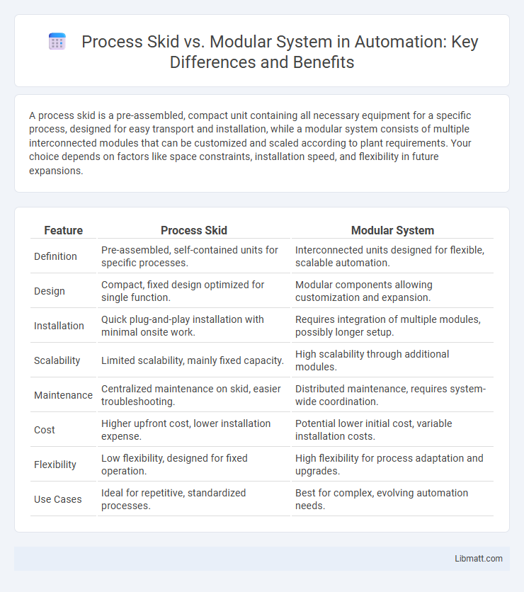 Process Skid vs. Modular System in Automation: Key Differences and Benefits