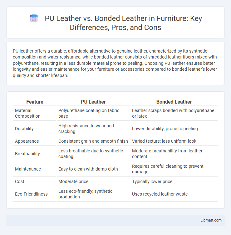 PU Leather vs. Bonded Leather in Furniture: Key Differences, Pros, and Cons