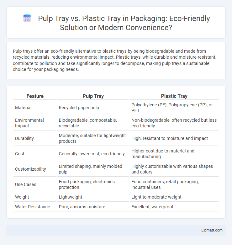 Pulp Tray vs. Plastic Tray in Packaging: Eco-Friendly Solution or Modern Convenience?