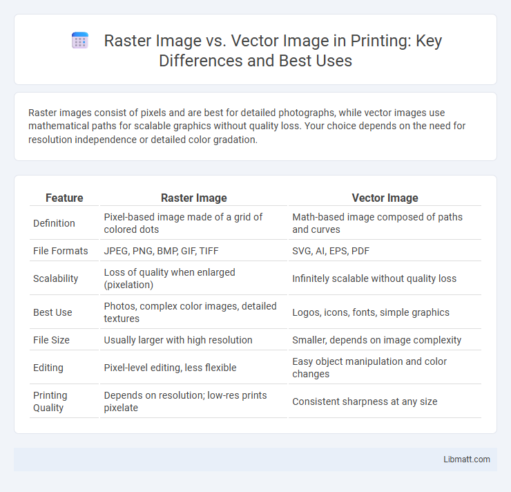 Raster Image vs. Vector Image in Printing: Key Differences and Best Uses