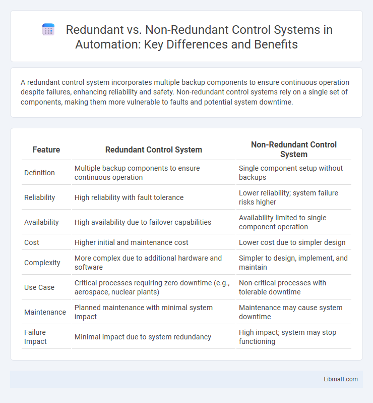 Redundant vs. Non-Redundant Control Systems in Automation: Key Differences and Benefits