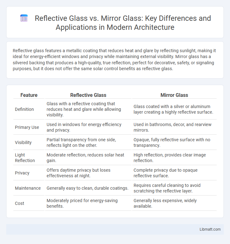 Reflective Glass vs. Mirror Glass: Key Differences and Applications in Modern Architecture