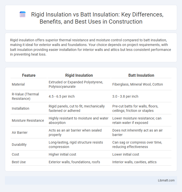 Rigid Insulation vs Batt Insulation: Key Differences, Benefits, and Best Uses in Construction