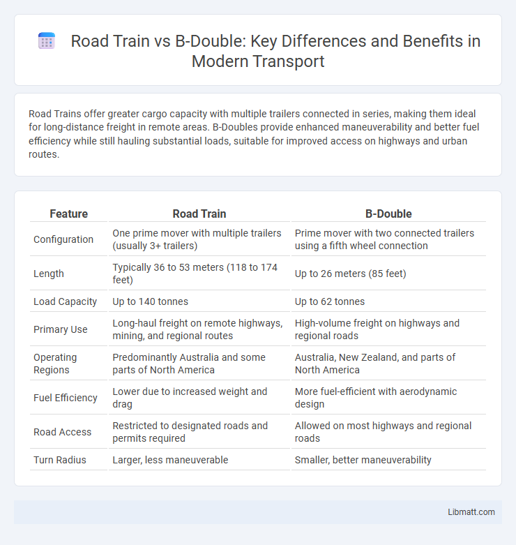 Road Train vs B-Double: Key Differences and Benefits in Modern Transport