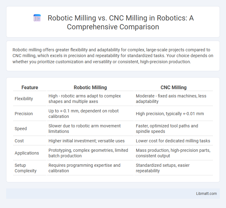 Robotic Milling vs. CNC Milling in Robotics: A Comprehensive Comparison