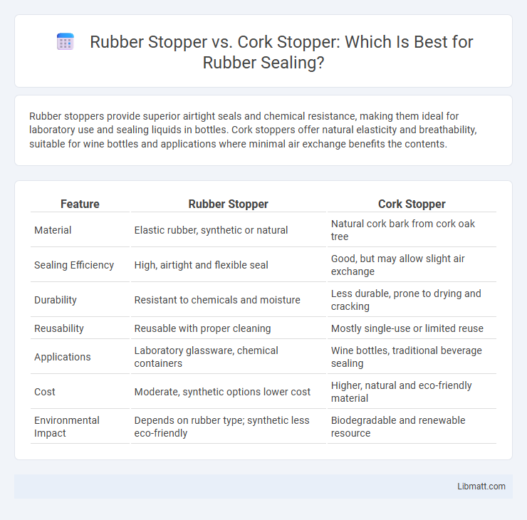 Rubber Stopper vs. Cork Stopper: Which Is Best for Rubber Sealing?