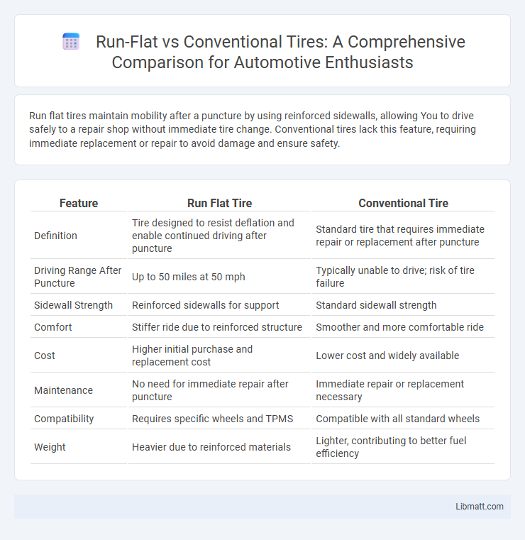 Run-Flat vs Conventional Tires: A Comprehensive Comparison for Automotive Enthusiasts