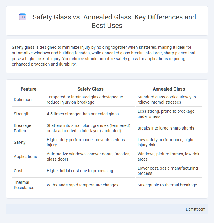 Safety Glass vs. Annealed Glass: Key Differences and Best Uses