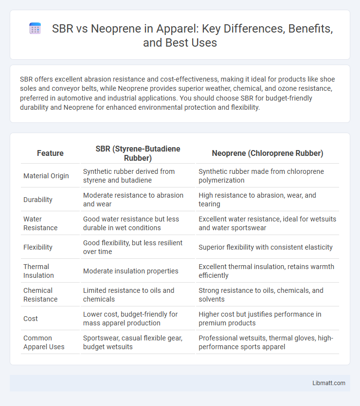 SBR vs Neoprene in Apparel: Key Differences, Benefits, and Best Uses
