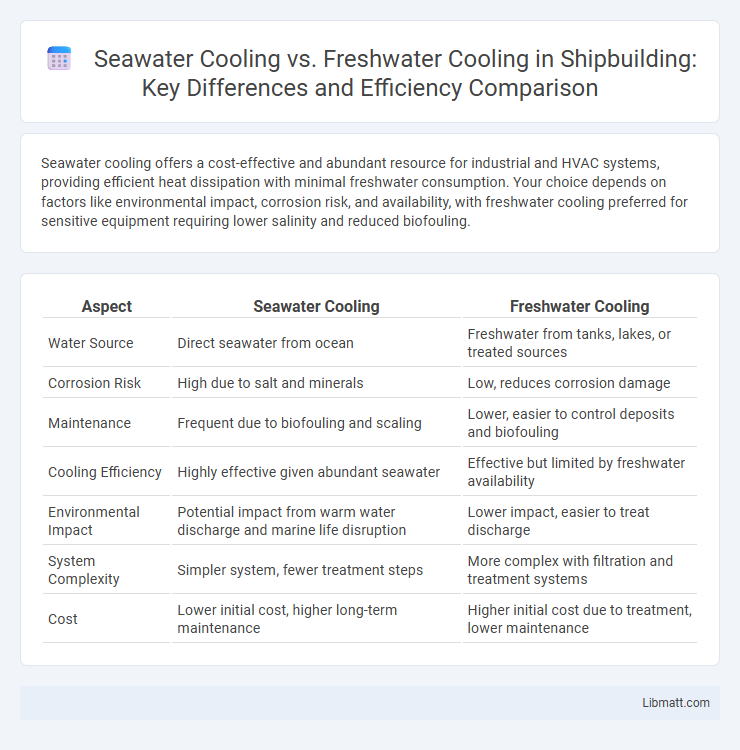 Seawater Cooling vs. Freshwater Cooling in Shipbuilding: Key Differences and Efficiency Comparison