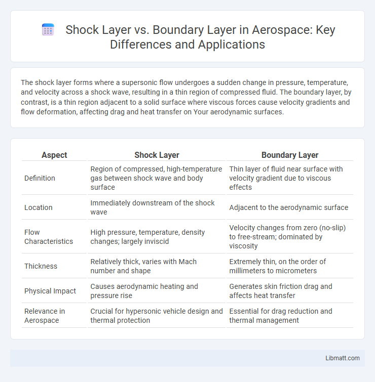 Shock Layer vs. Boundary Layer in Aerospace: Key Differences and Applications