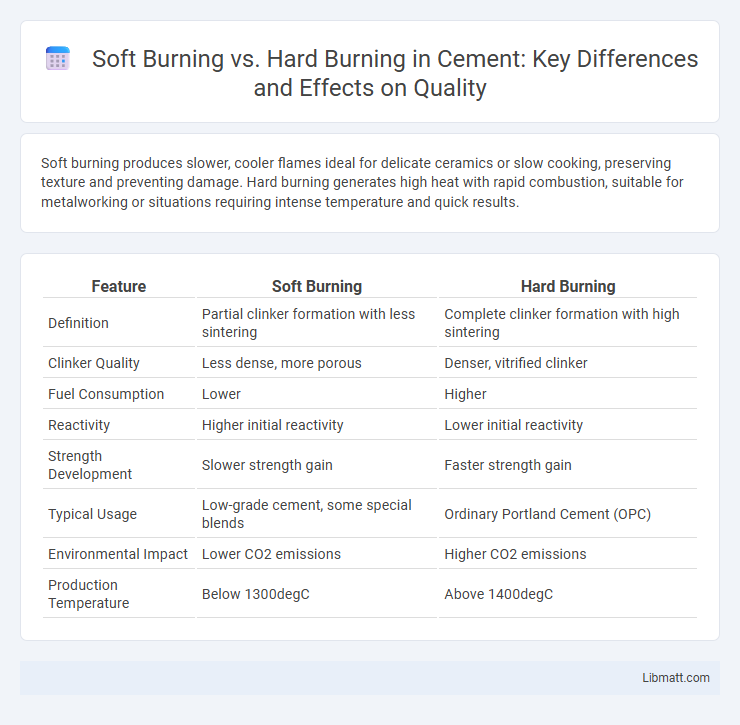 Soft Burning vs. Hard Burning in Cement: Key Differences and Effects on Quality