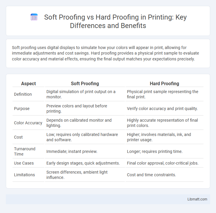 Soft Proofing vs Hard Proofing in Printing: Key Differences and Benefits