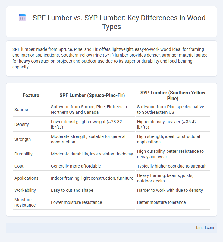 SPF Lumber vs. SYP Lumber: Key Differences in Wood Types
