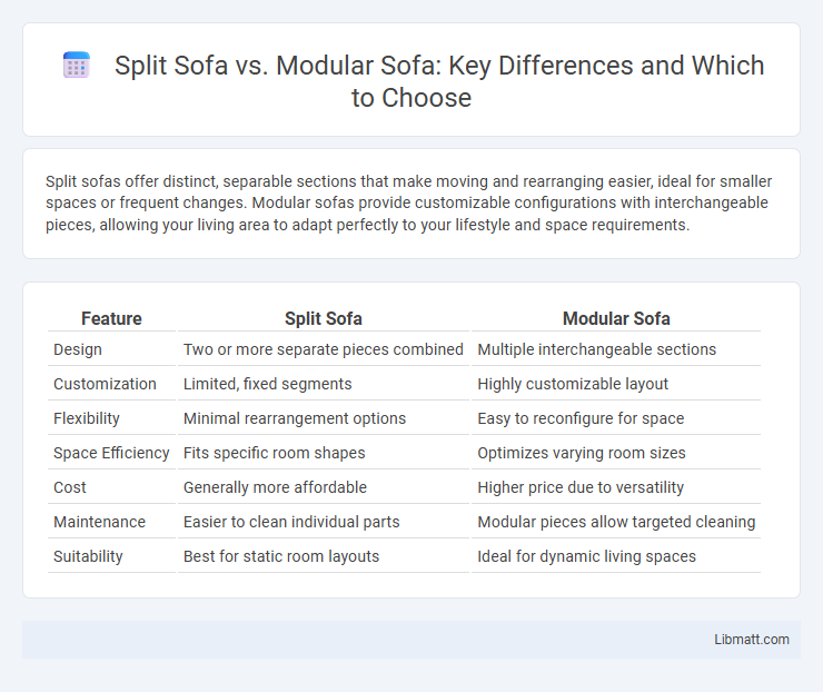 Split Sofa vs. Modular Sofa: Key Differences and Which to Choose