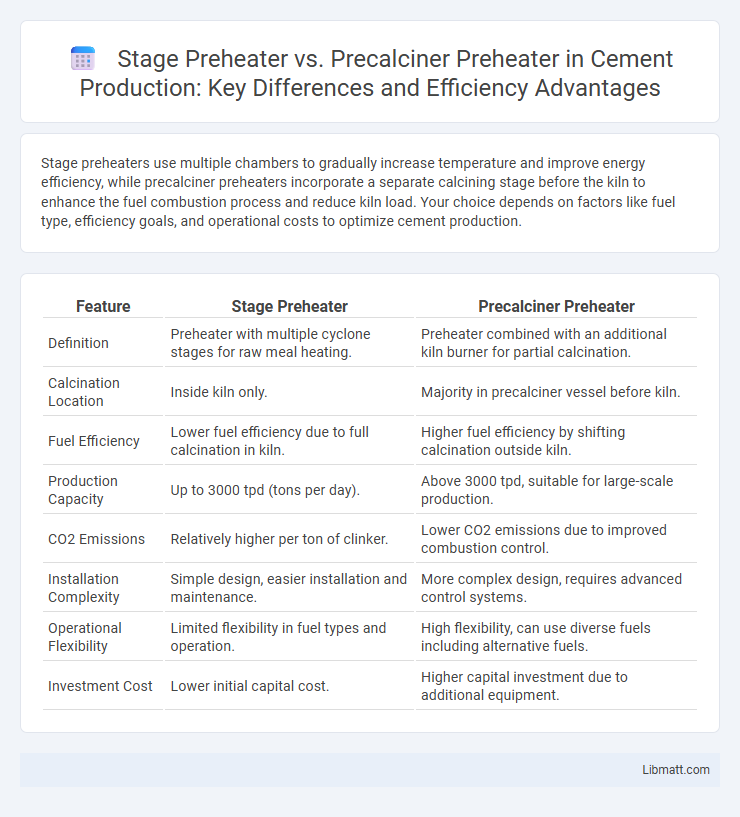 Stage Preheater vs. Precalciner Preheater in Cement Production: Key Differences and Efficiency Advantages