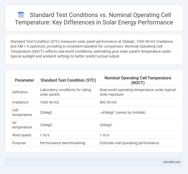 Standard Test Conditions vs. Nominal Operating Cell Temperature: Key Differences in Solar Energy Performance