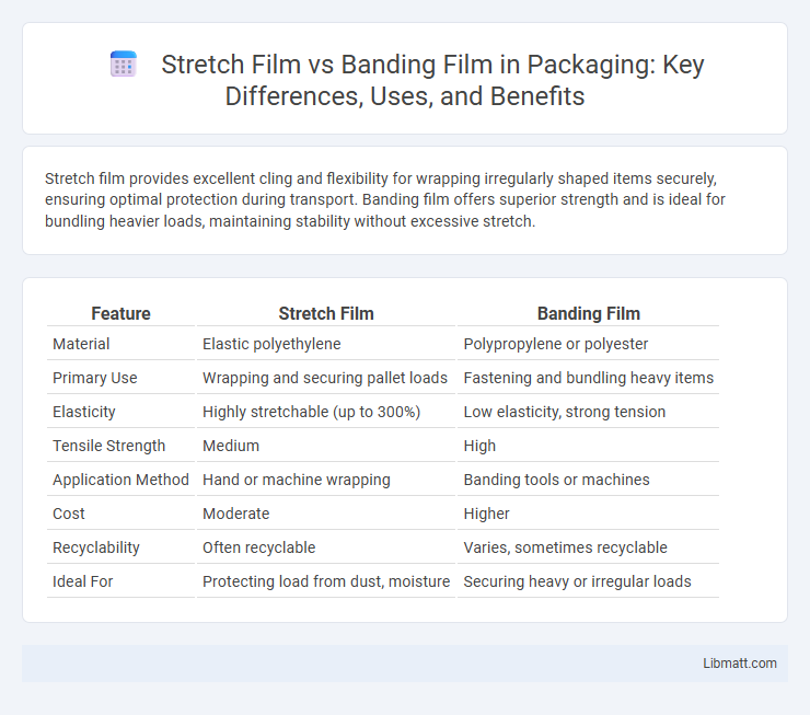 Stretch Film vs Banding Film in Packaging: Key Differences, Uses, and Benefits