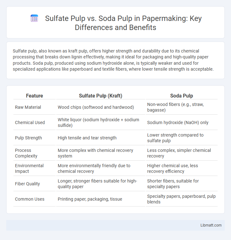 Sulfate Pulp vs. Soda Pulp in Papermaking: Key Differences and Benefits