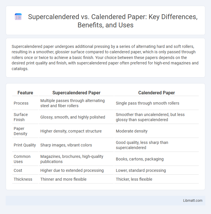 Supercalendered vs. Calendered Paper: Key Differences, Benefits, and Uses
