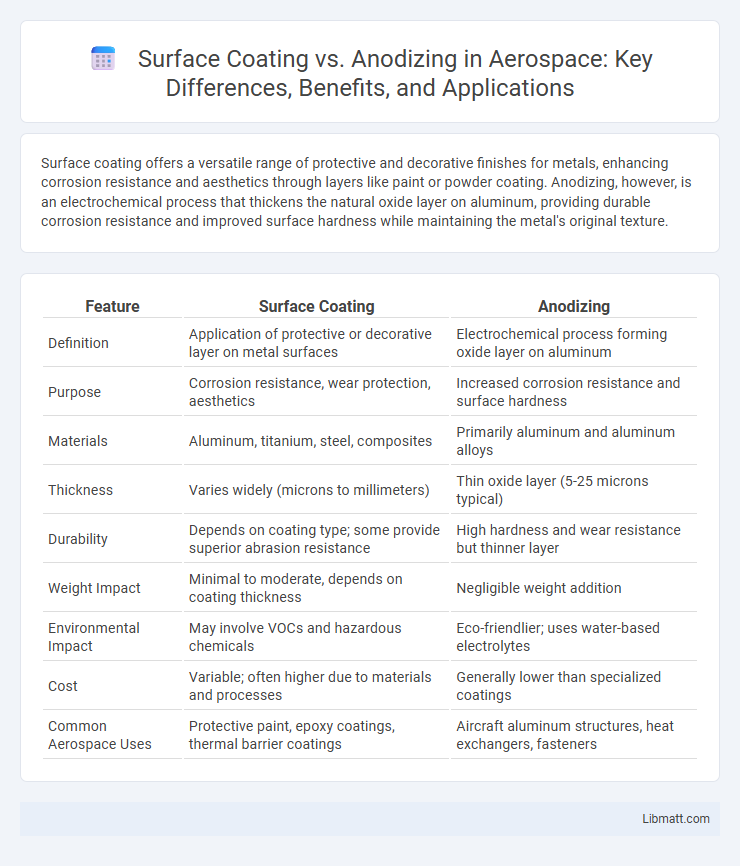 Surface Coating vs. Anodizing in Aerospace: Key Differences, Benefits, and Applications