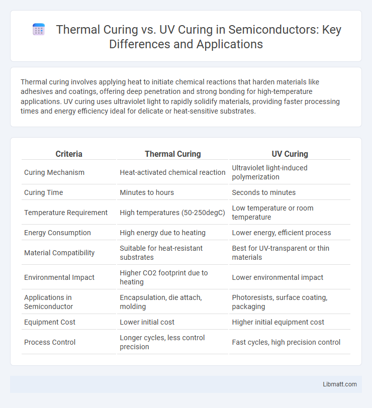 Thermal Curing vs. UV Curing in Semiconductors: Key Differences and Applications
