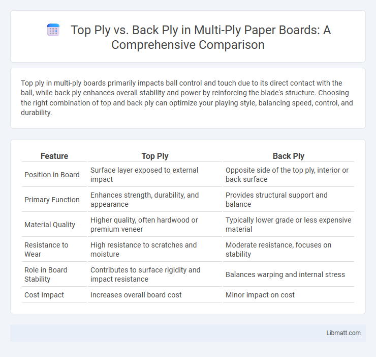 Top Ply vs. Back Ply in Multi-Ply Paper Boards: A Comprehensive Comparison