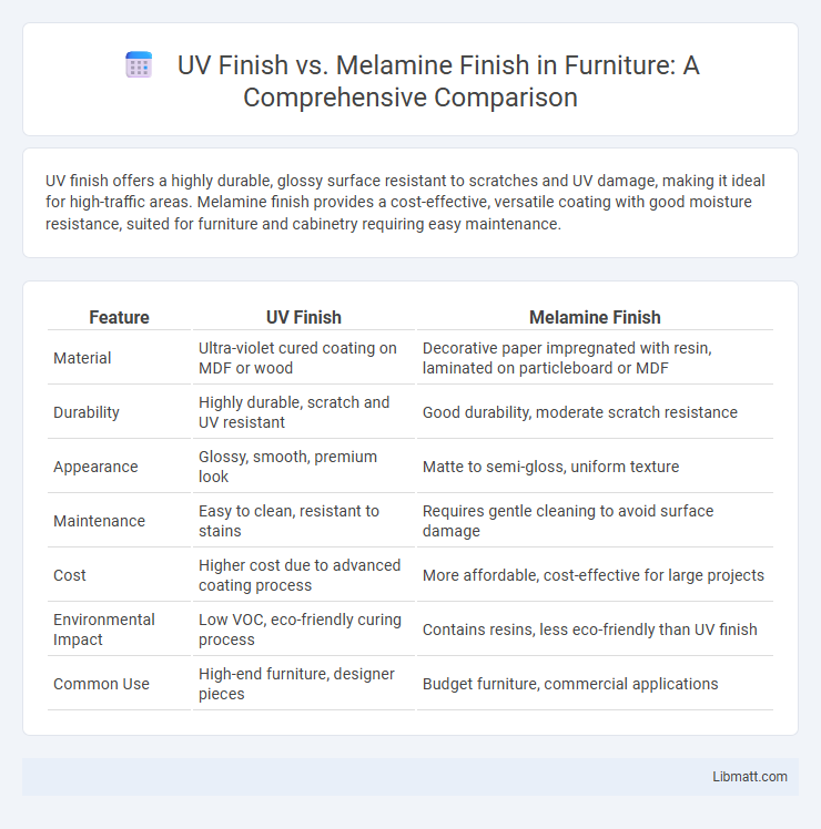 UV Finish vs. Melamine Finish in Furniture: A Comprehensive Comparison