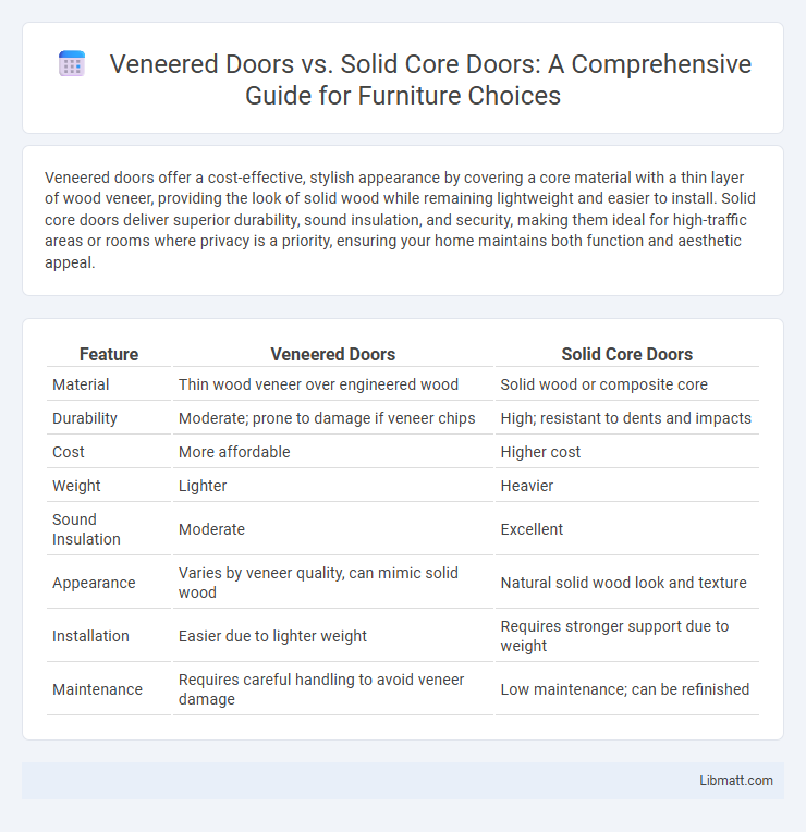Veneered Doors vs. Solid Core Doors: A Comprehensive Guide for Furniture Choices