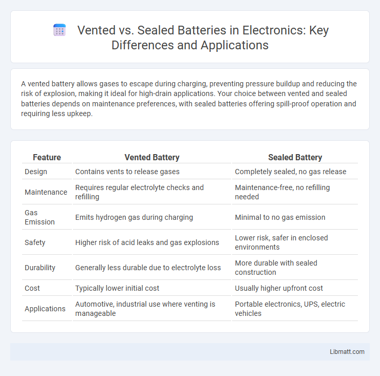 Vented vs. Sealed Batteries in Electronics: Key Differences and Applications