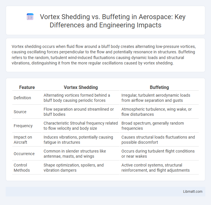 Vortex Shedding vs. Buffeting in Aerospace: Key Differences and Engineering Impacts