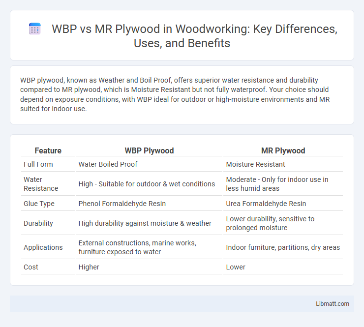 WBP vs MR Plywood in Woodworking: Key Differences, Uses, and Benefits