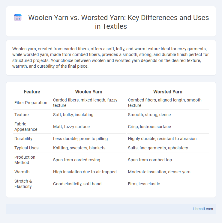 Woolen Yarn vs. Worsted Yarn: Key Differences and Uses in Textiles