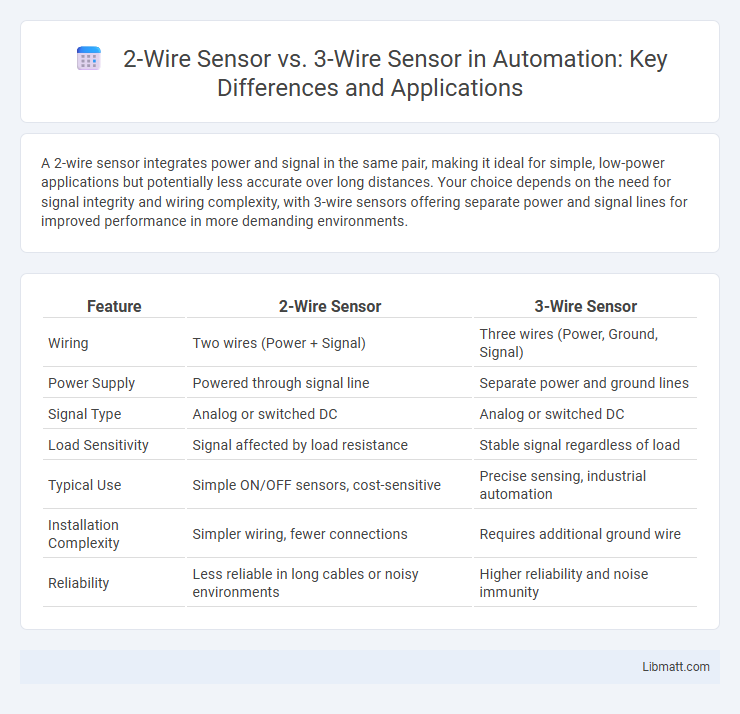 2-Wire Sensor vs. 3-Wire Sensor in Automation: Key Differences and Applications