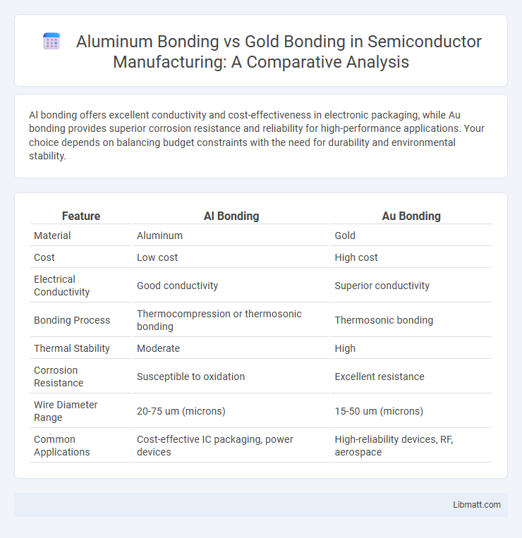 Aluminum Bonding vs Gold Bonding in Semiconductor Manufacturing: A Comparative Analysis