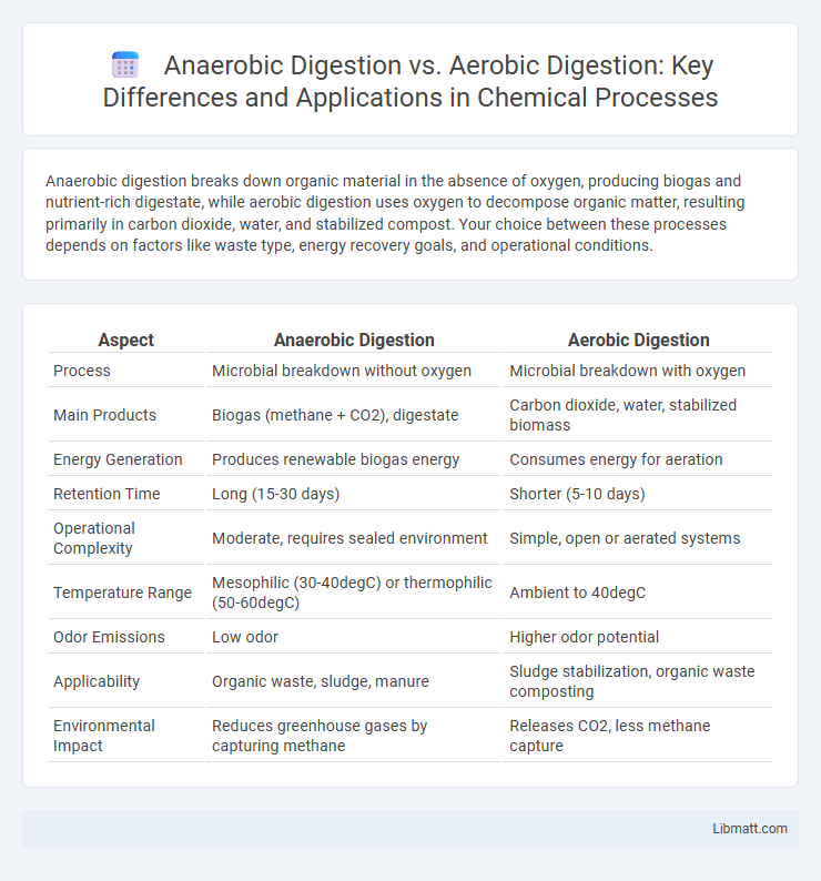 Anaerobic Digestion vs. Aerobic Digestion: Key Differences and Applications in Chemical Processes