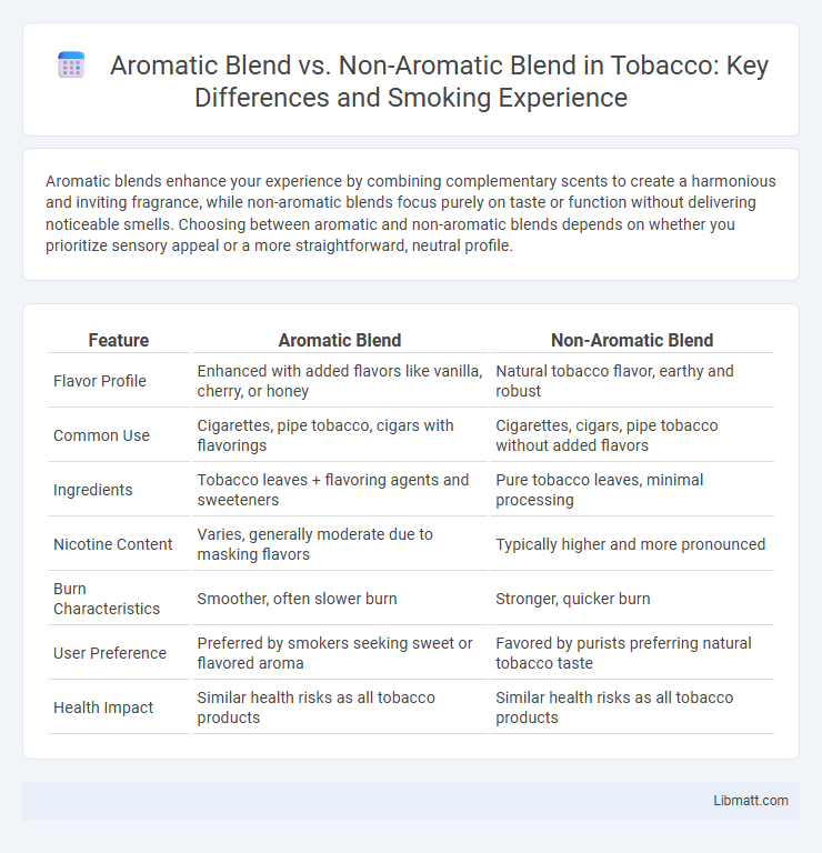 Aromatic Blend vs. Non-Aromatic Blend in Tobacco: Key Differences and Smoking Experience