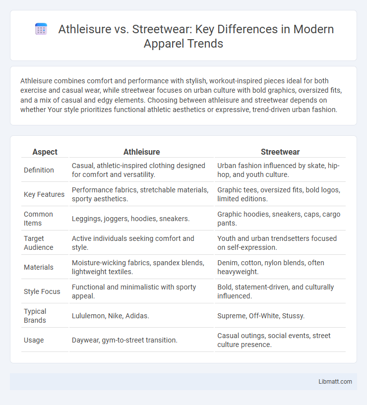 Athleisure vs. Streetwear: Key Differences in Modern Apparel Trends