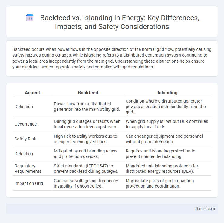Backfeed vs. Islanding in Energy: Key Differences, Impacts, and Safety Considerations