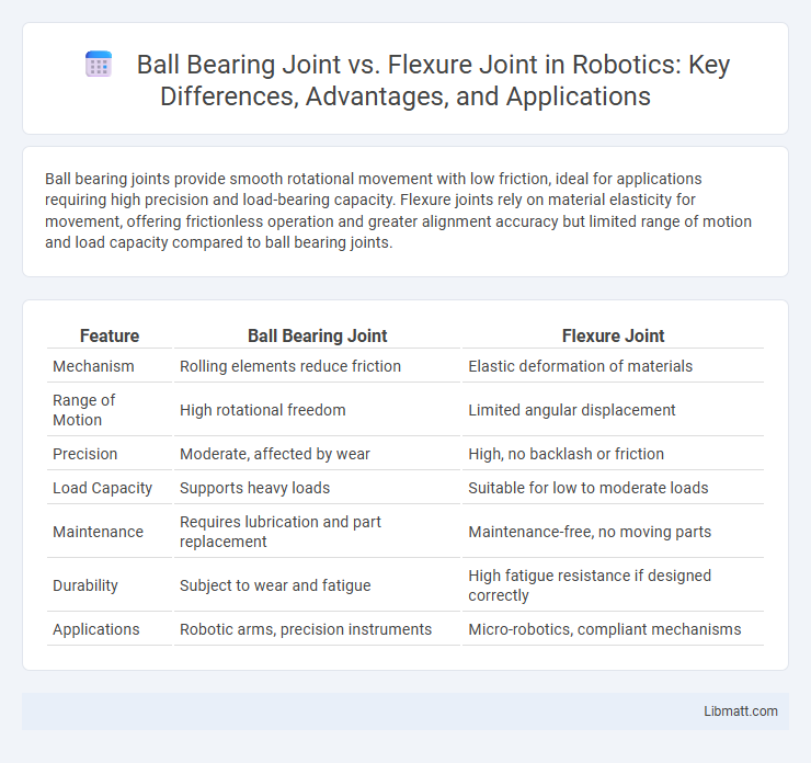 Ball Bearing Joint vs. Flexure Joint in Robotics: Key Differences, Advantages, and Applications