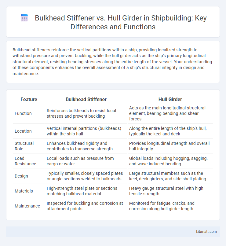 Bulkhead Stiffener vs. Hull Girder in Shipbuilding: Key Differences and Functions