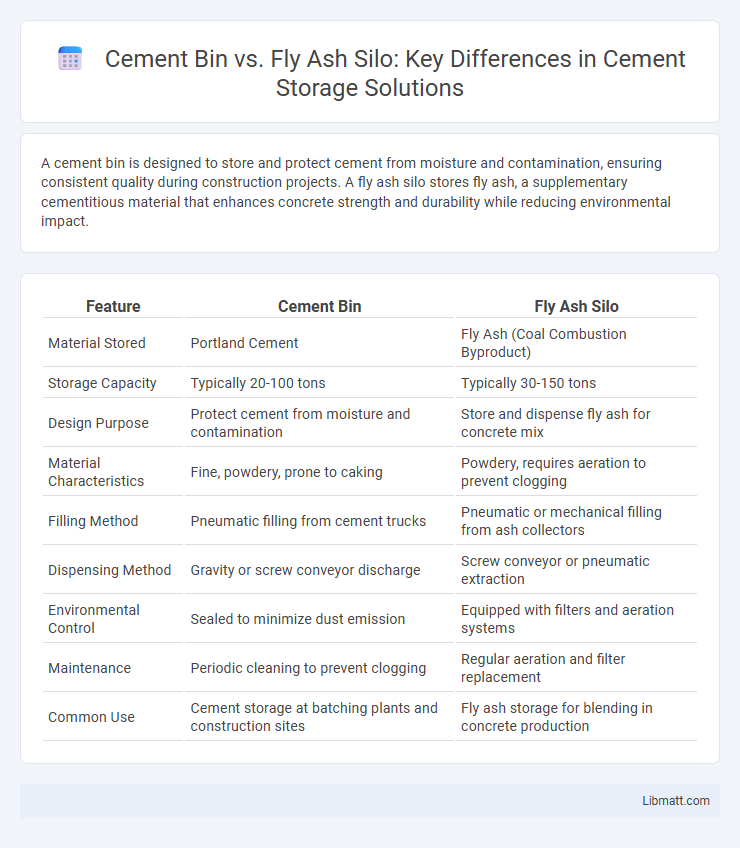 Cement Bin vs. Fly Ash Silo: Key Differences in Cement Storage Solutions