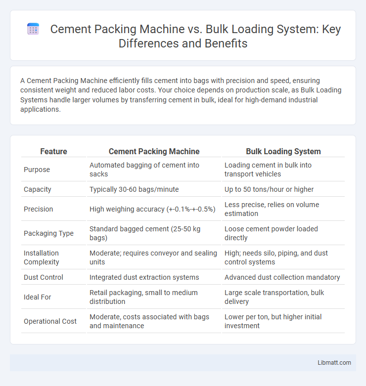 Cement Packing Machine vs. Bulk Loading System: Key Differences and Benefits