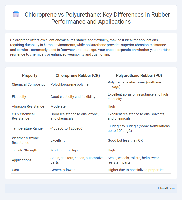 Chloroprene vs Polyurethane: Key Differences in Rubber Performance and Applications