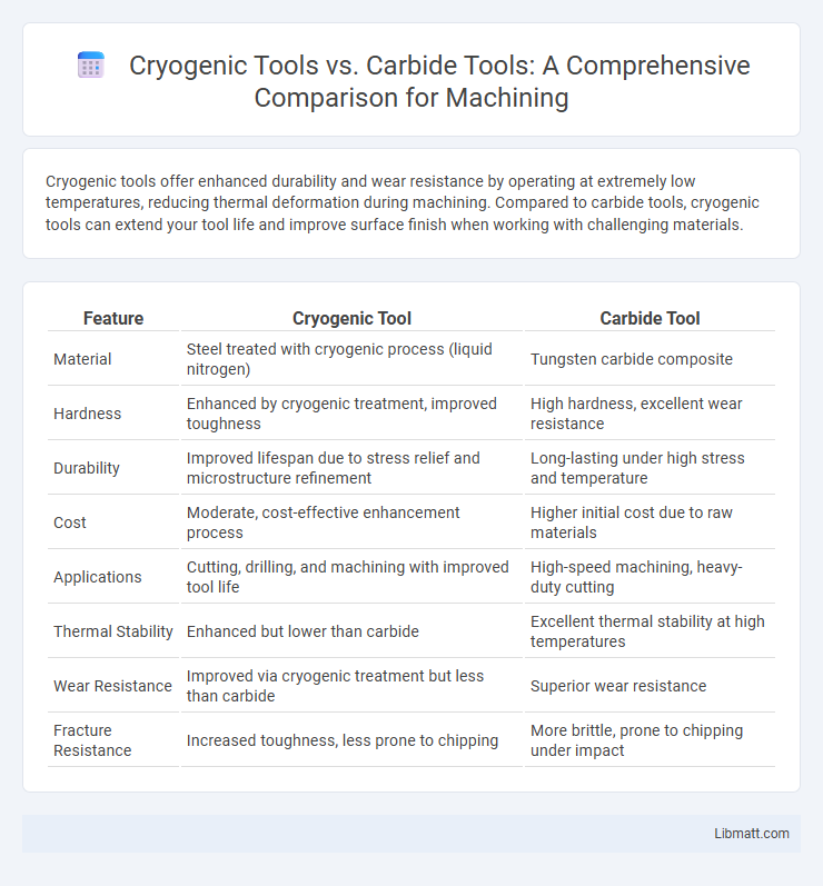 Cryogenic Tools vs. Carbide Tools: A Comprehensive Comparison for Machining