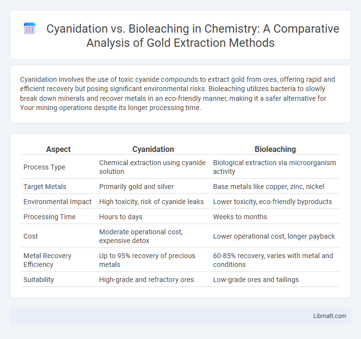 Cyanidation vs. Bioleaching in Chemistry: A Comparative Analysis of Gold Extraction Methods
