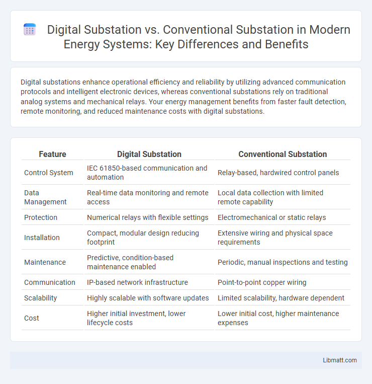 Digital Substation vs. Conventional Substation in Modern Energy Systems: Key Differences and Benefits